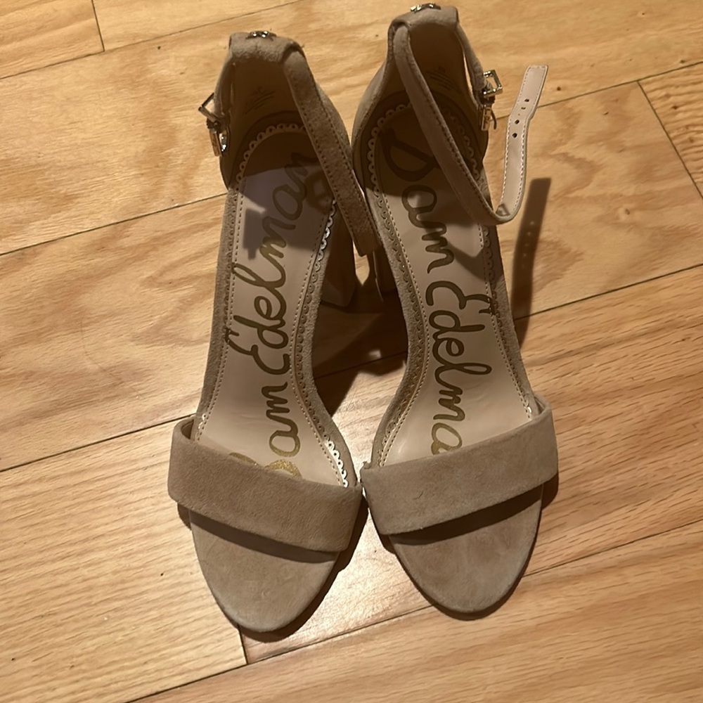 Sam Edelman shoes, beige suede
